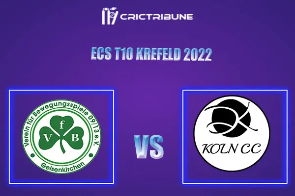 KCC vs VG Live Score, KCH vs ARS  In the Match of ECS Krefeld T10 2022, which will be played at the Bayer Uerdingen Cricket Ground.KCC vs VG Live Score, Match be