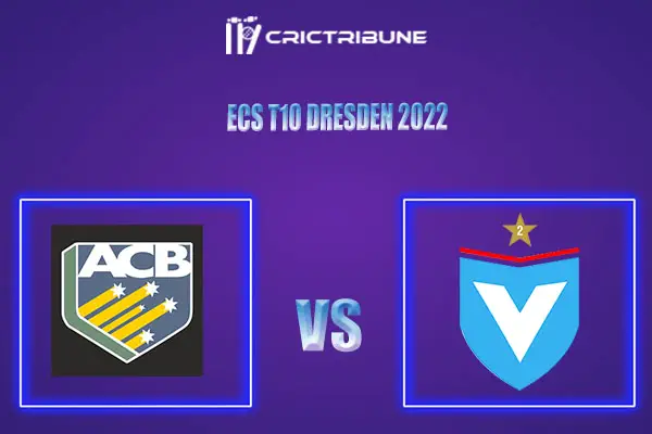ACB vs VIK Live Score,ACB vs VIK In the Match of ECS T10 Dresden 2022 which will be played at Estádio Municipal de Miranda do Corvo, Portugal. ICAB vs RCD Live.