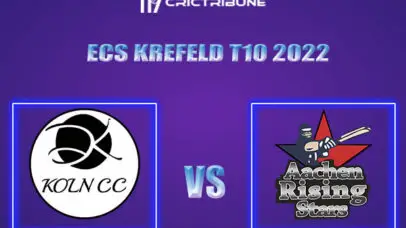 ARS vs KCC Live Score, BYB vs BYS  In the Match of ECS Krefeld T10 2022, which will be played at the Bayer Uerdingen Cricket Ground ARS vs KCC Live Score, Match .