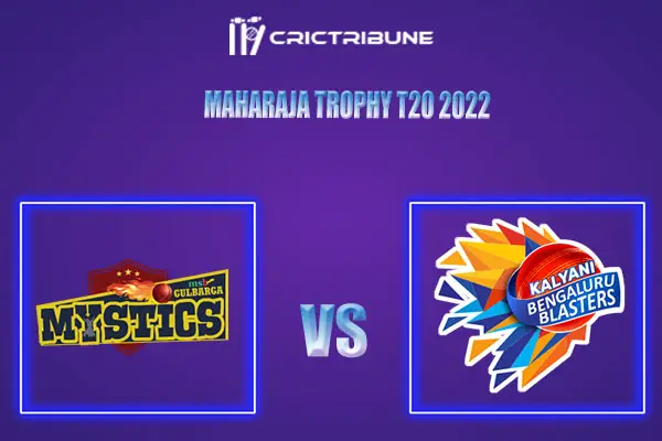 BB vs GMY Live Score, BB vs GMY In the Match of Maharaja Trophy T20 2022, which will be played at Srikantadatta Narasimha Raja Wadeyar Ground, Mysore..H........