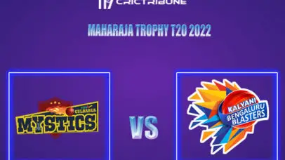 BB vs GMY Live Score, BB vs GMY In the Match of Maharaja Trophy T20 2022, which will be played at Srikantadatta Narasimha Raja Wadeyar Ground, Mysore..HT vs MU .