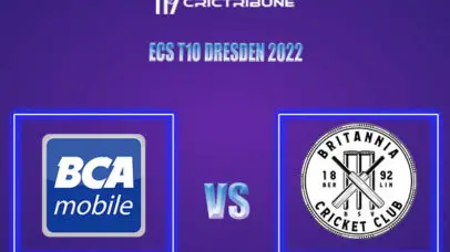 BCA vs BRI Live Score, BCA vs BRI In the Match of ECS T10 Dresden 2022 which will be played at Estádio Municipal de Miranda do Corvo, Portugal.BCA vs BRI Live S