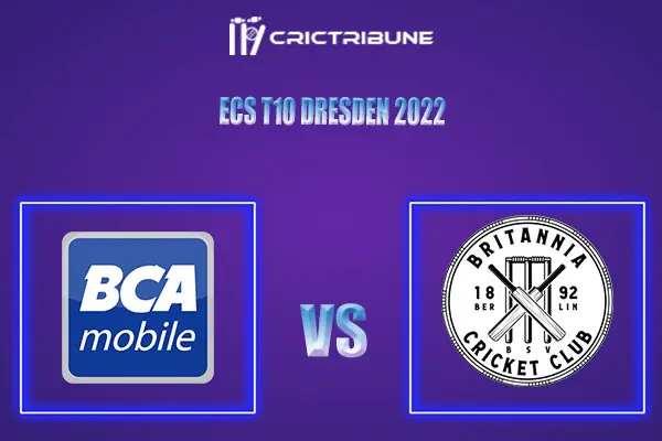 BCA vs BRI Live Score, BCA vs BRI In the Match of ECS T10 Dresden 2022 which will be played at Estádio Municipal de Miranda do Corvo, Portugal.BCA vs BRI Live S