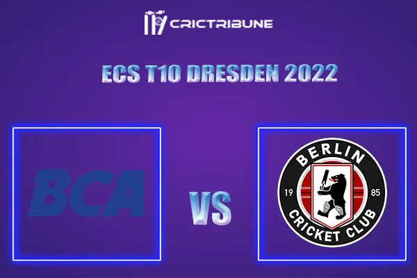 BER vs BCA Live Score, BER vs BCA In the Match of ECS T10 Dresden 2022 which will be played at Estádio Municipal de Miranda do Corvo, Portugal.ACB vs ICAB Live .