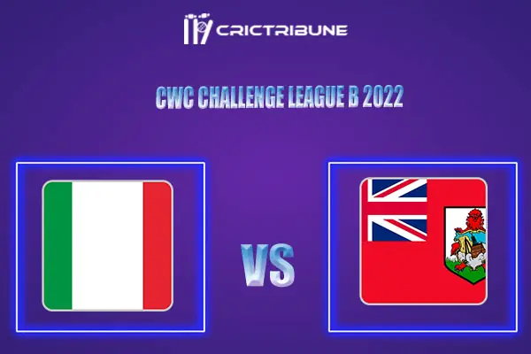 BER vs ITA Live Score, BER vs ITA In the Match of CWC Challenge League B 2022, which will be played at Marrara Cricket Ground, Darwin, Australia BER vs ITA Liv.