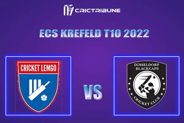 DB vs LEM Live Score, KCH vs ARS In the Match of ECS Krefeld T10 2022, which will be played at the Bayer Uerdingen Cricket Ground DB vs LEM Live Score, Match be