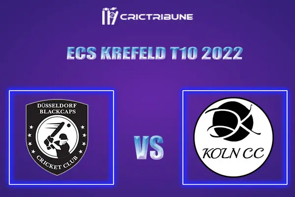 KCC vs DB Live Score, KCH vs ARS In the Match of ECS Krefeld T10 2022, which will be played at the Bayer Uerdingen Cricket Ground..KCC vs DB Live Score, Match b
