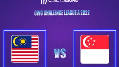 SIN vs MAL Live Score, In the Match of CWC Challenge League A 2022 which will be played at Maple Leaf 1, King City, Ontario.SIN vs MAL Live Score, Match betwee.
