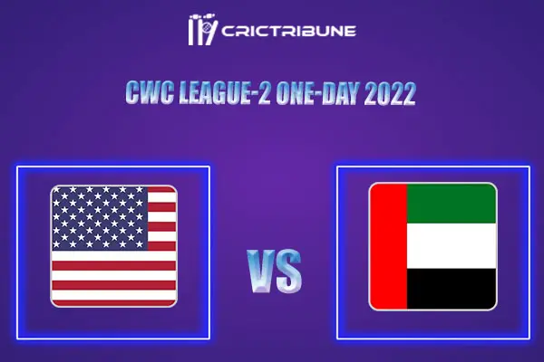 UAE vs USA Live Score, In the Match of CWC League-2 One-Day 2021, which will be played at Moosa Stadium, Pearland UAE vs USA Live Score, Match between USA vs U.
