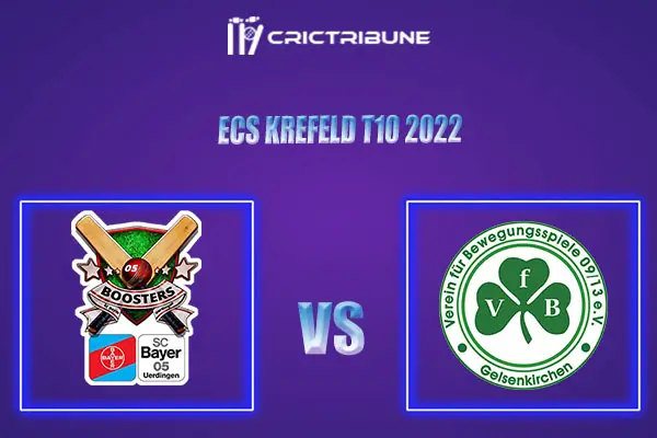 VG vs BYB Live Score, KCH vs ARS  In the Match of ECS Krefeld T10 2022, which will be played at the Bayer Uerdingen Cricket Ground..VG vs BYB Live Score, Match b