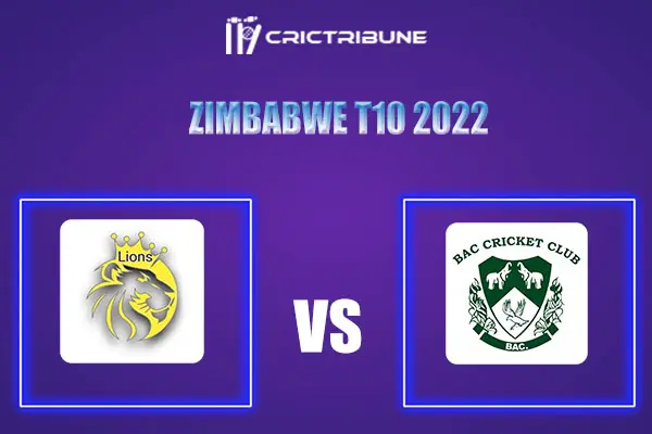 BAC vs LIO Live Score, TPC I vs TPC II  In the Match of Zimbabwe T10 2022, which will be played at Harare Sports Club, HarareBAC vs LIOLive Score, Match between .