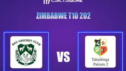 BAC vs TPC IILive Score, TPC I vs TPC II  In the Match of Zimbabwe T10 2022, which will be played at Harare Sports Club, Harare GLA vs TPC-II Live Score, Match b