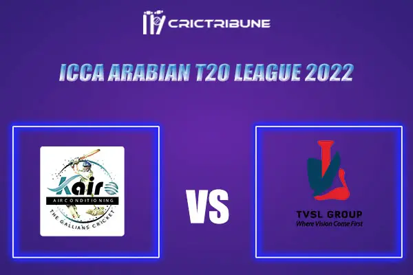 TVS vs GCC Live Score, In the Match of ICCA Arabian T20 League 2022, which will be played at ICC Academy FM vs PAG Live Score, Match between The Vision Shipping