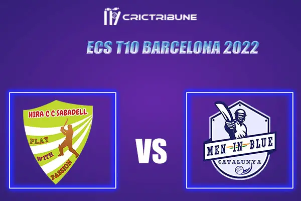MIB vs HIS Live Score, In the Match of ECS T10 Barcelona 2022, which will be played at Montjuic Ground. PMC vs PIC Live Score, Match between Men In blue vs Hira