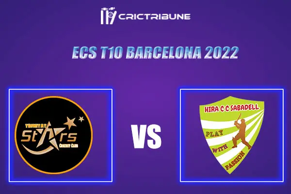 HIS vs TRS Live Score, In the Match of ECS T10 Barcelona 2022, which will be played at Montjuic Ground.HIS vs TRS Live Score, Match between Hira CC Sabadell vs .