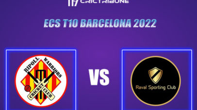 RAS vs RIW Live Score, In the Match of ECS T10 Barcelona 2021, which will be played at Videres Cricket Ground. RAS vs RIW Live Score, Match between Raval Sporti