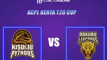 NLS vs KIP Live Score, In the Match of ACPL Kenya T20 Cup, which will be played at MGR Manuka Oval, Canberra. THH vs KIP Live Score, Match between Nakuru Leopa.