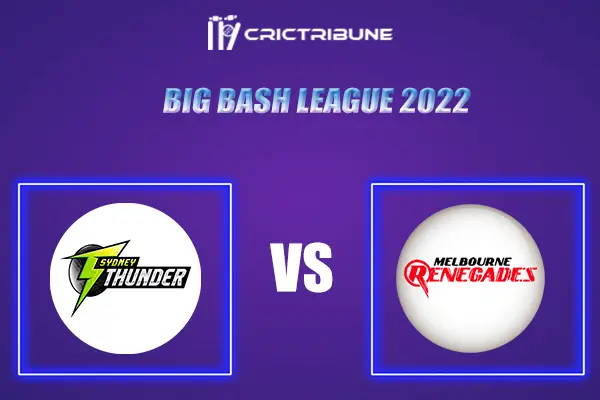 REN vs THU Live Score, In the Match of Big Bash League 2021, which will be played atMelbourne Cricket Ground.. REN vs THU Live Score, Match between Melbourne...
